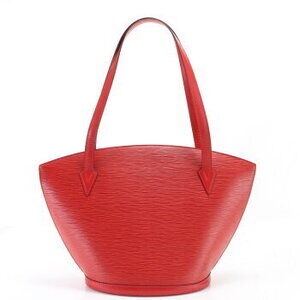 Louis Vuitton Epi Saint Jacques Shopping Tote Bag Castilian Red Shoulder